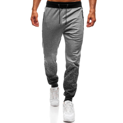 3D Heren Sportbroek met Kleurverloop