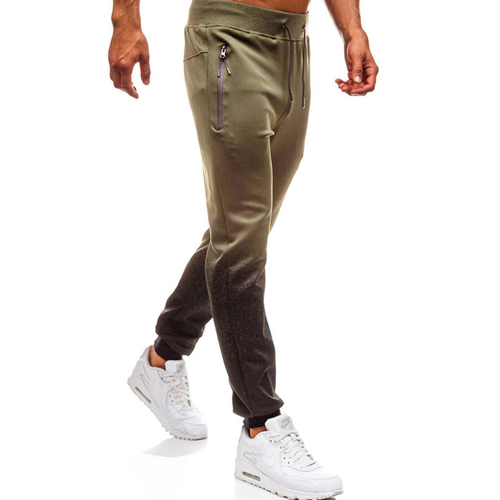3D Heren Sportbroek met Kleurverloop