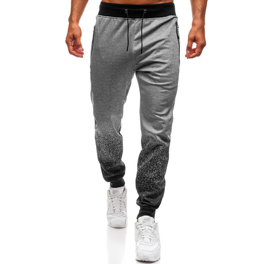 3D Heren Sportbroek met Kleurverloop