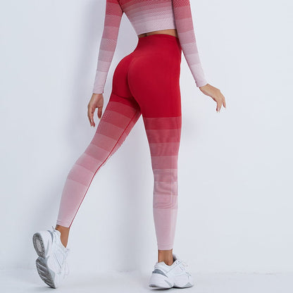 Sportset met Kleurverloop voor Hardlopen en Fitness