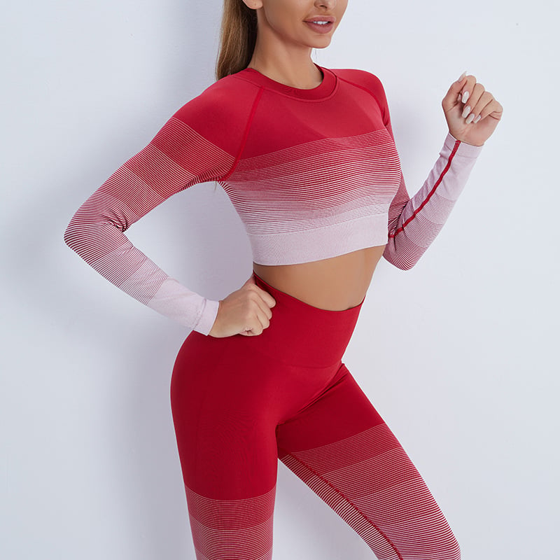 Sportset met Kleurverloop voor Hardlopen en Fitness
