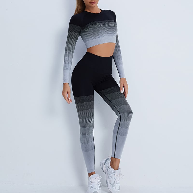 Sportset met Kleurverloop voor Hardlopen en Fitness