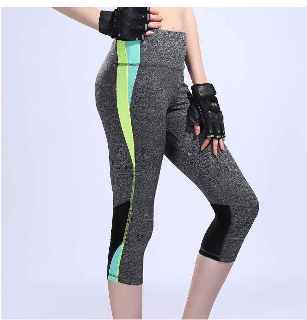 Rylange Naadloze Sportlegging met Hoge Taille en Push-up Effect