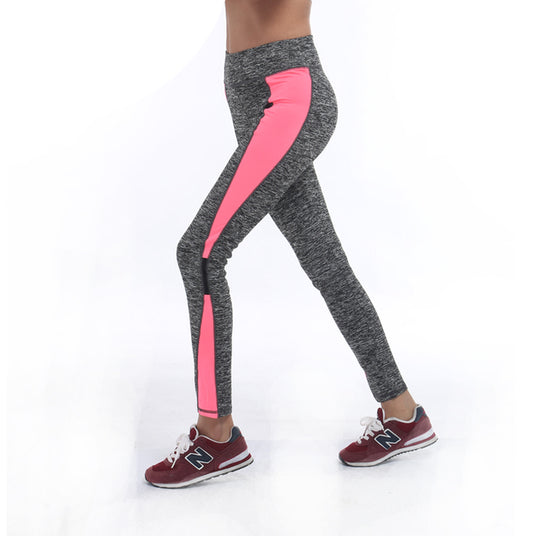 Rylange Naadloze Sportlegging met Hoge Taille en Push-up Effect