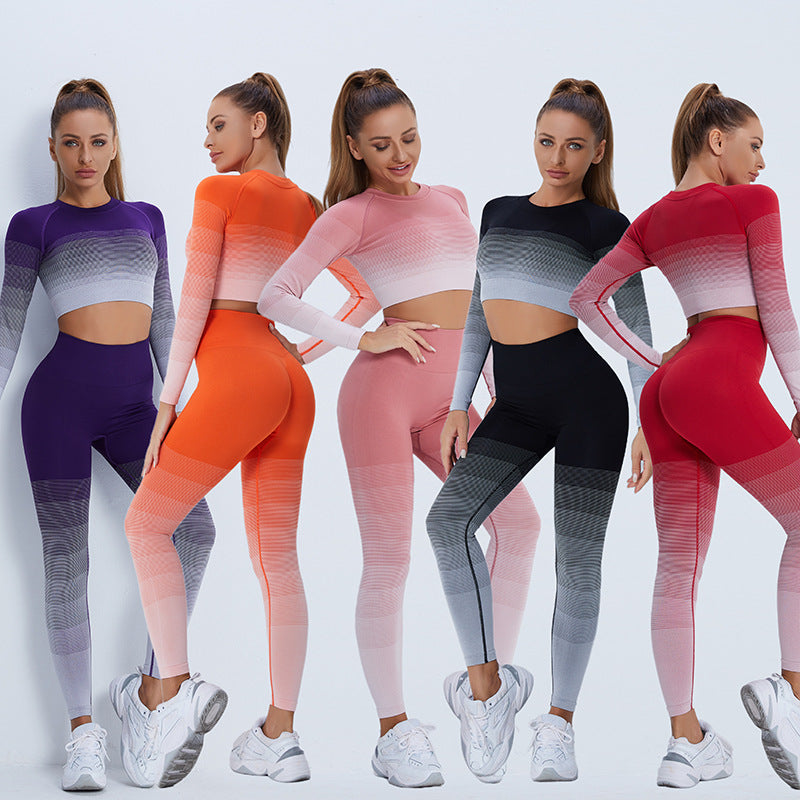 Sportset met Kleurverloop voor Hardlopen en Fitness