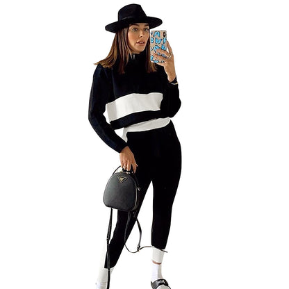 Casual Dames Sportset met Colorblock Design