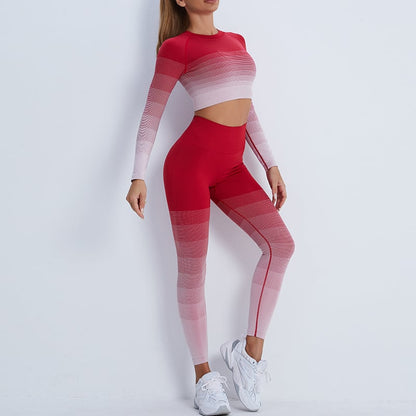 Sportset met Kleurverloop voor Hardlopen en Fitness