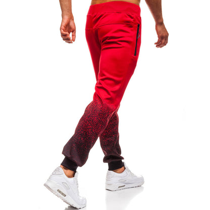 3D Heren Sportbroek met Kleurverloop