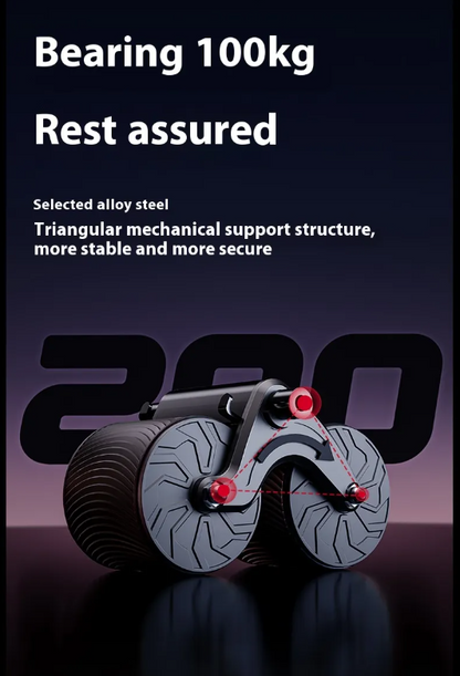 Automatisch Terugverende Ab Wheel voor Buikspiertraining