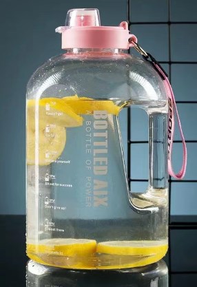 2,2L Sportwaterfles met Groot Volume en Kleurverloop