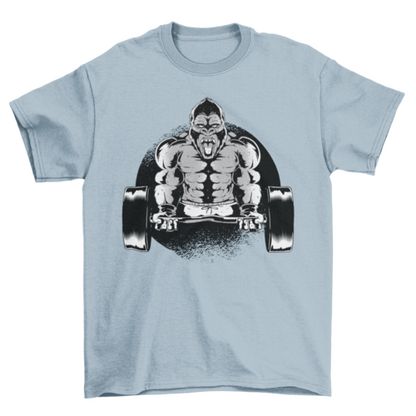 Gorilla Dumbbell T-Shirt