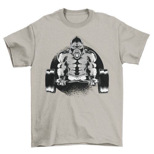 Gorilla Dumbbell T-Shirt