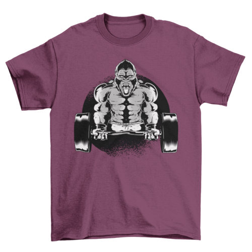 Gorilla Dumbbell T-Shirt
