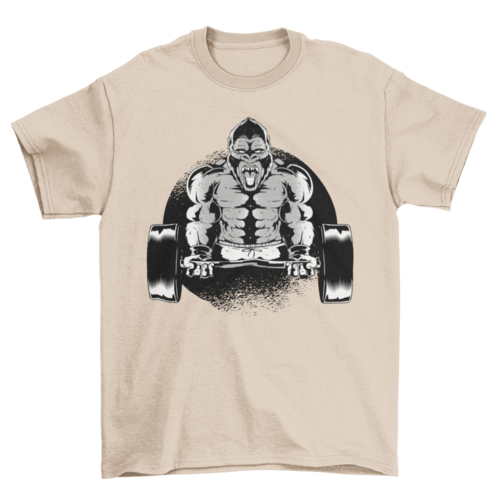 Gorilla Dumbbell T-Shirt
