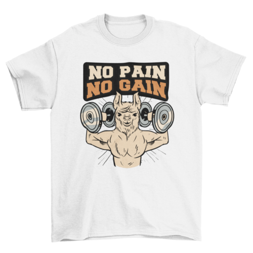 Gym lama t-shirt