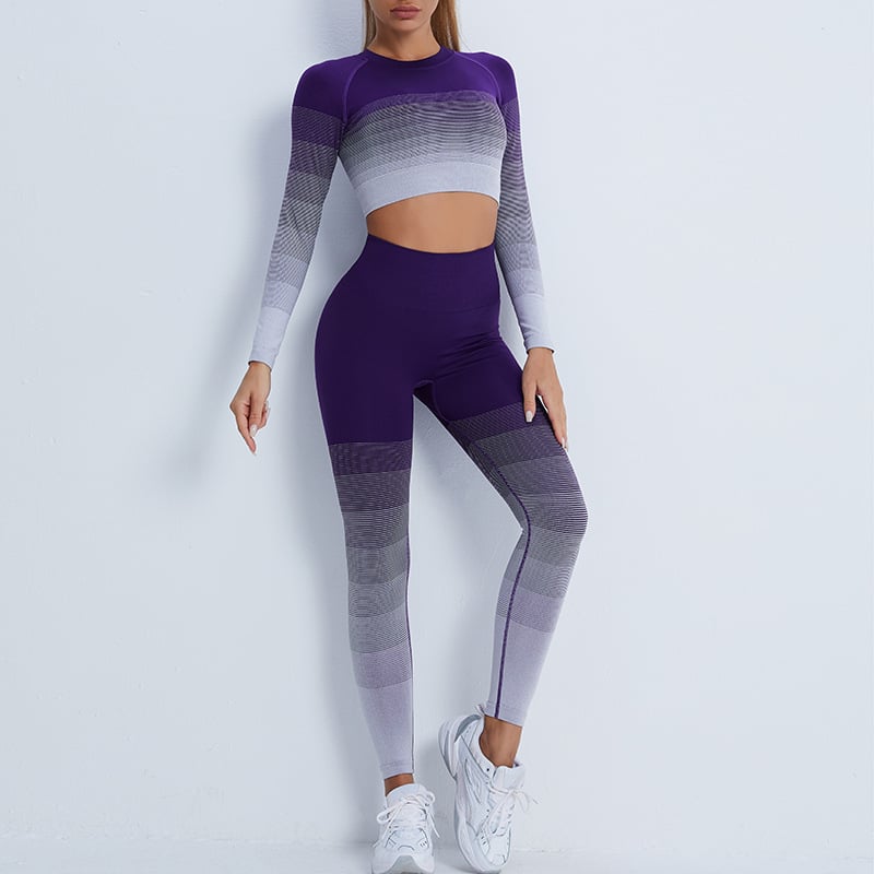 Sportset met Kleurverloop voor Hardlopen en Fitness