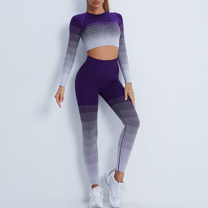 Sportset met Kleurverloop voor Hardlopen en Fitness