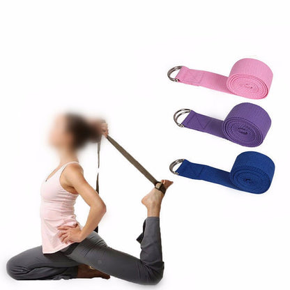 Yoga Stretchband van Katoen – Weerstandsband voor Flexibiliteit