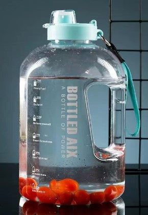 2,2L Sportwaterfles met Groot Volume en Kleurverloop
