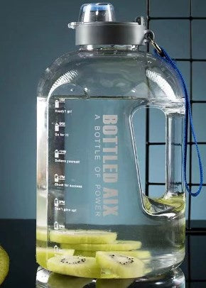 2,2L Sportwaterfles met Groot Volume en Kleurverloop