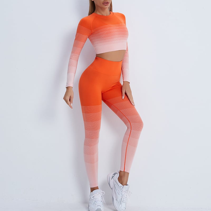 Sportset met Kleurverloop voor Hardlopen en Fitness