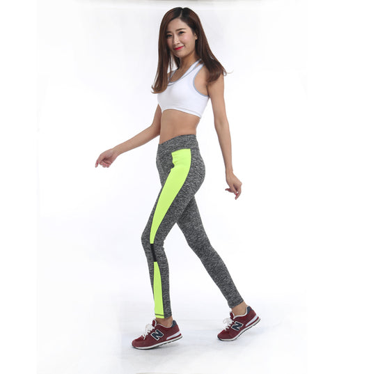 Rylange Naadloze Sportlegging met Hoge Taille en Push-up Effect
