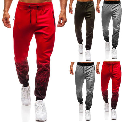 3D Heren Sportbroek met Kleurverloop