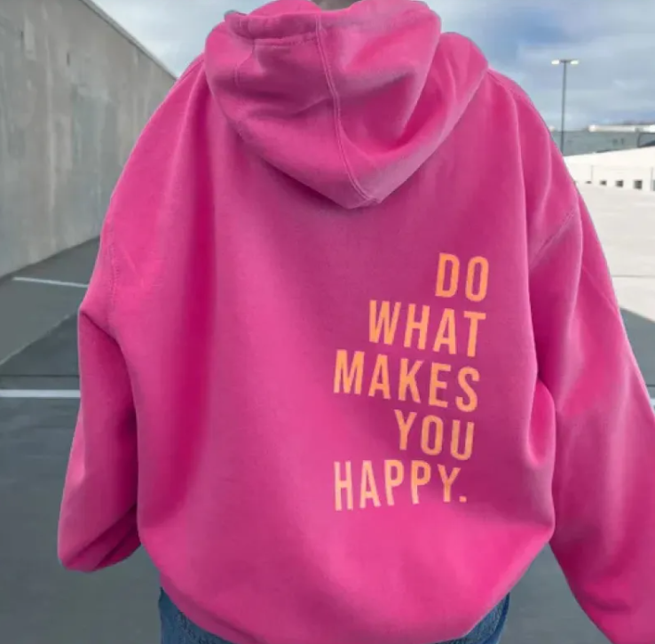 Sporthoodie met Vrolijke Print
