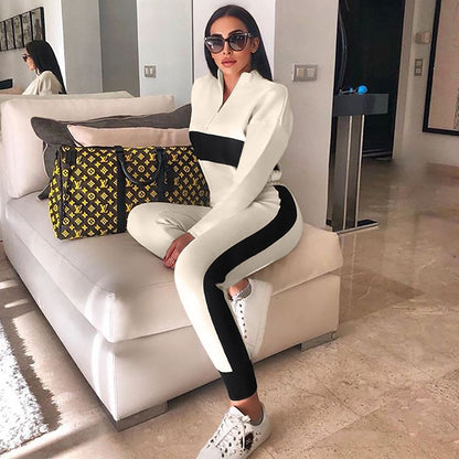Casual Dames Sportset met Colorblock Design